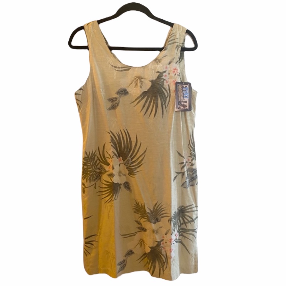 Tiki Classics - Aloha Hawaiian Silk Dress - Size: 8  (NWT)